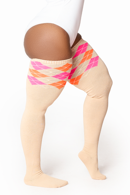 Thunda Tūbbies - Argyle - Tropical Taupe