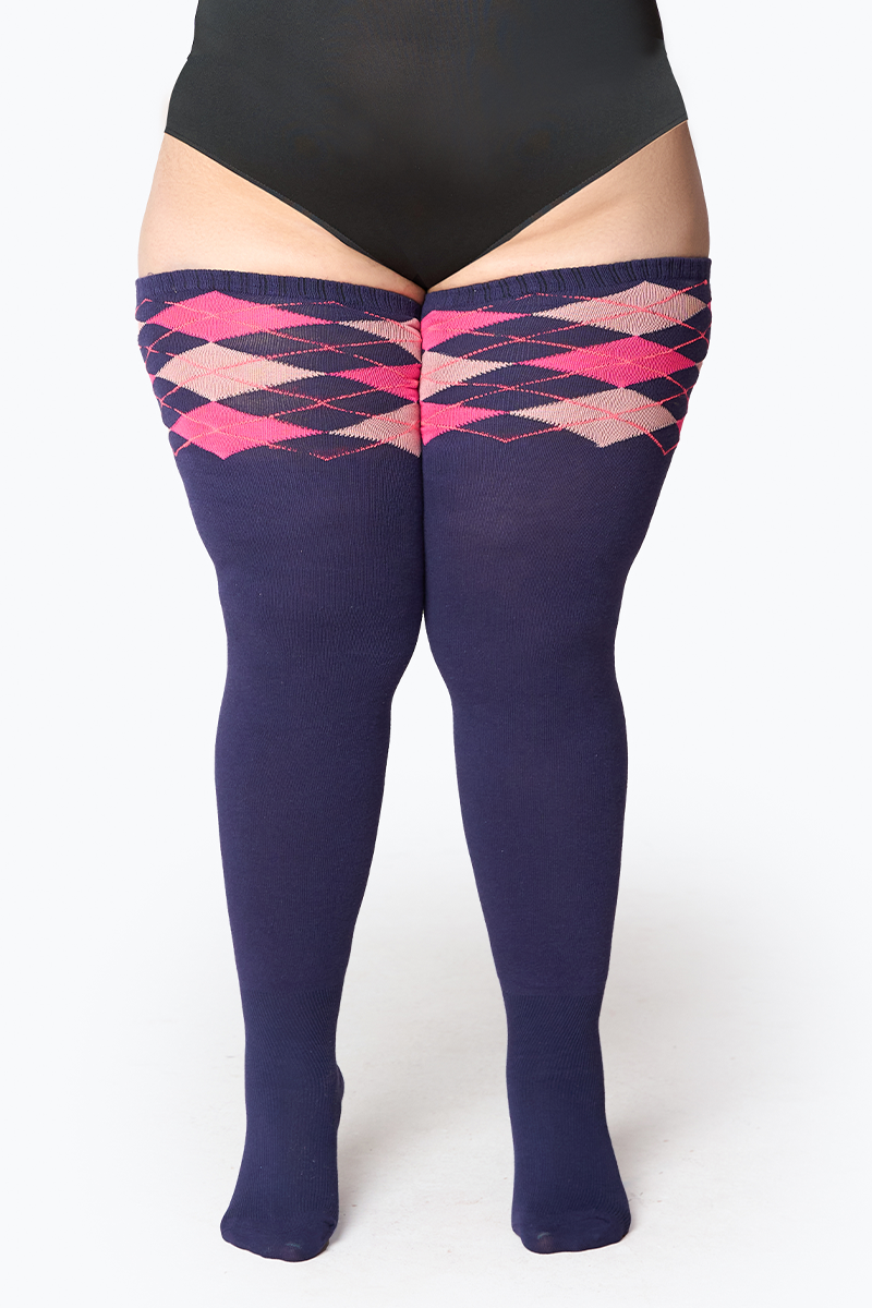 Thunda Tūbbies - Argyle - Rebel Violet