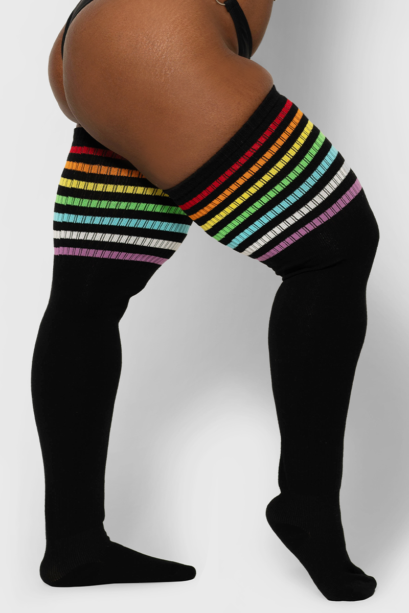 Thunda Tūbbies - Rainbow (Black)