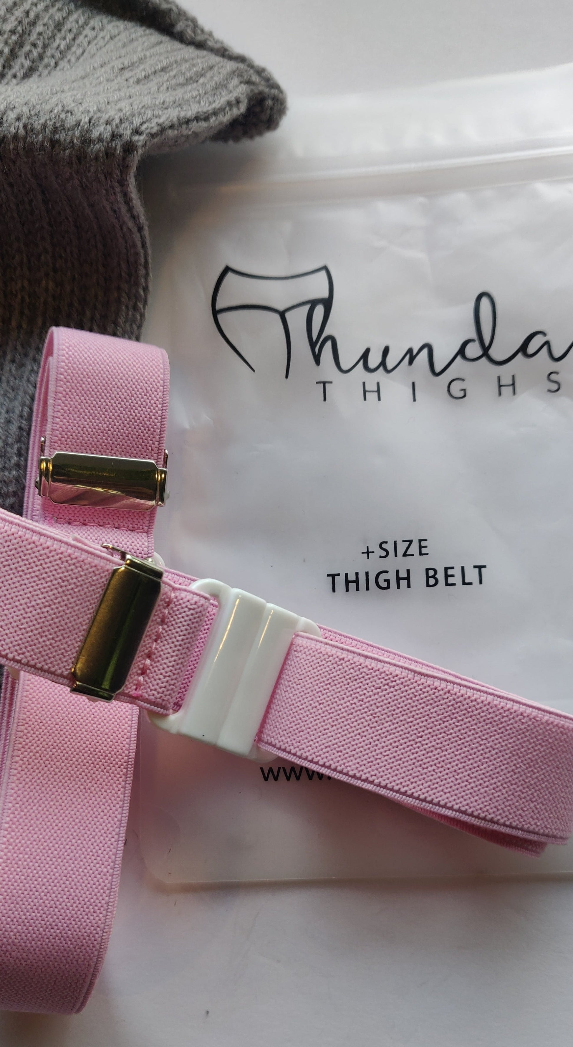 Women's Pink Thigh Belt
