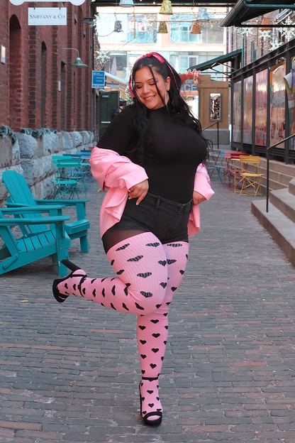 Thunda Tūbbies - Sweetheart - Pink & Black Hearts